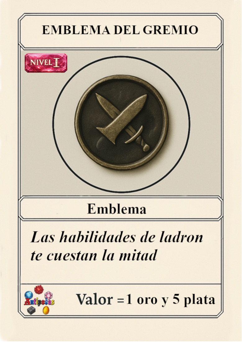 Ejemplo de carta: Emblemas