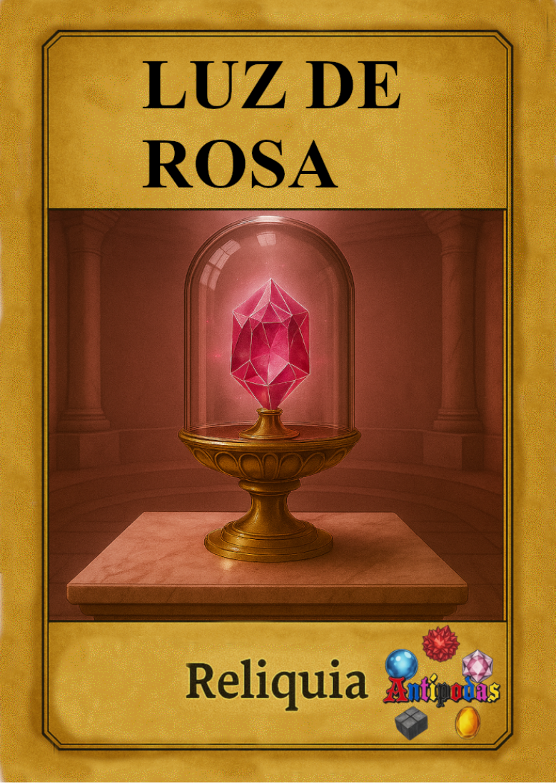 Ejemplo de carta: Reliquias