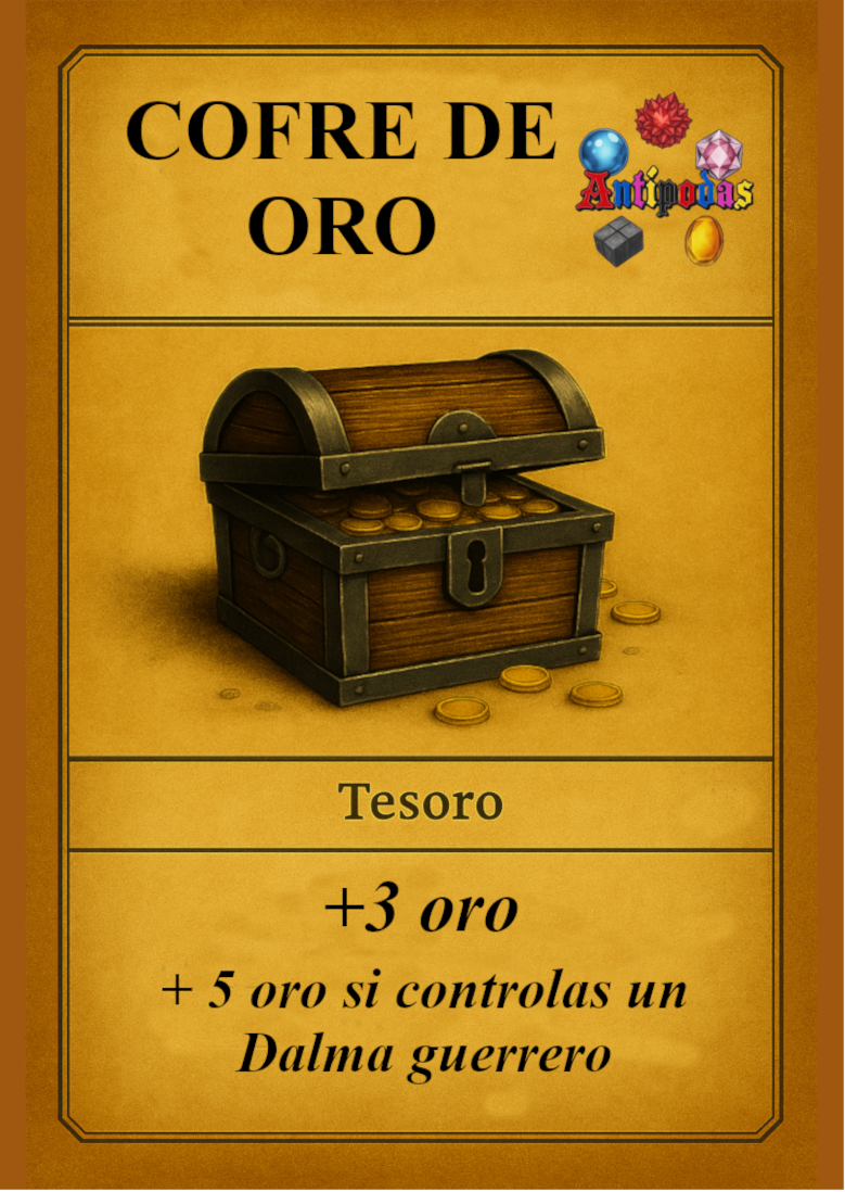 Ejemplo de carta: Tesoros