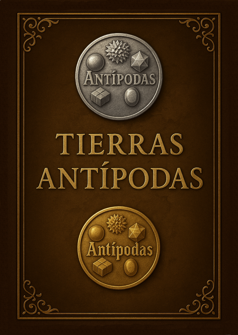 Reverso oficial de las cartas Tierras Antípodas