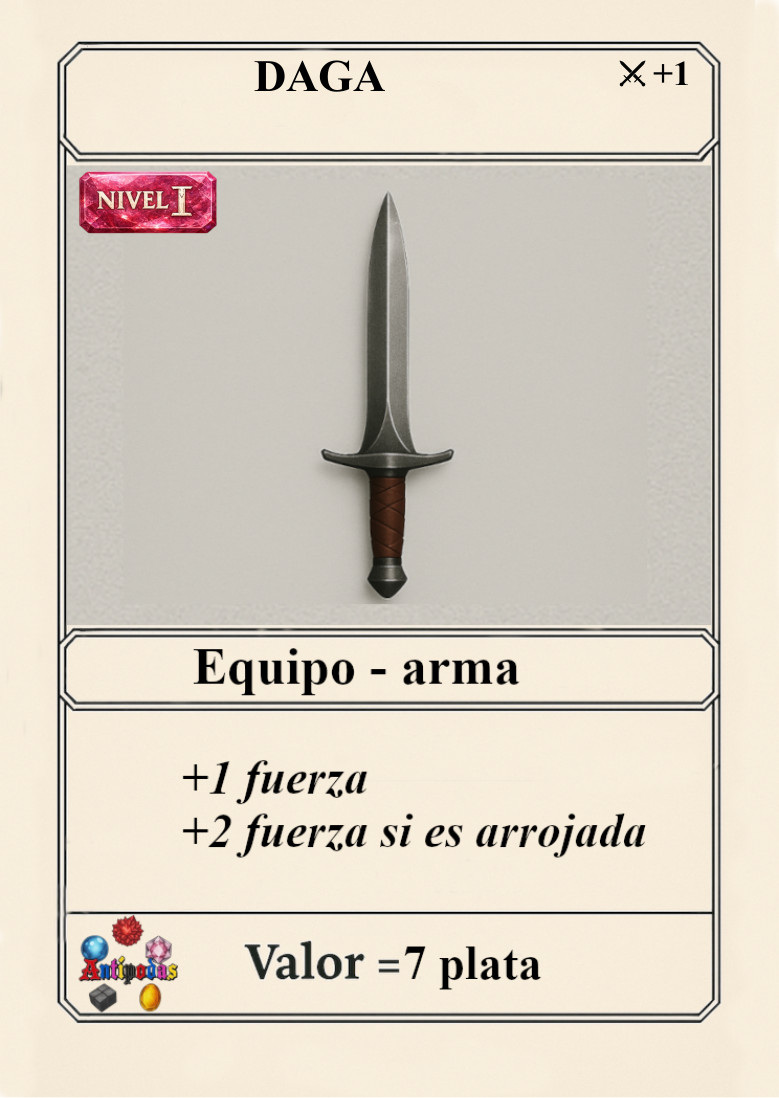 Carta oficial Daga
