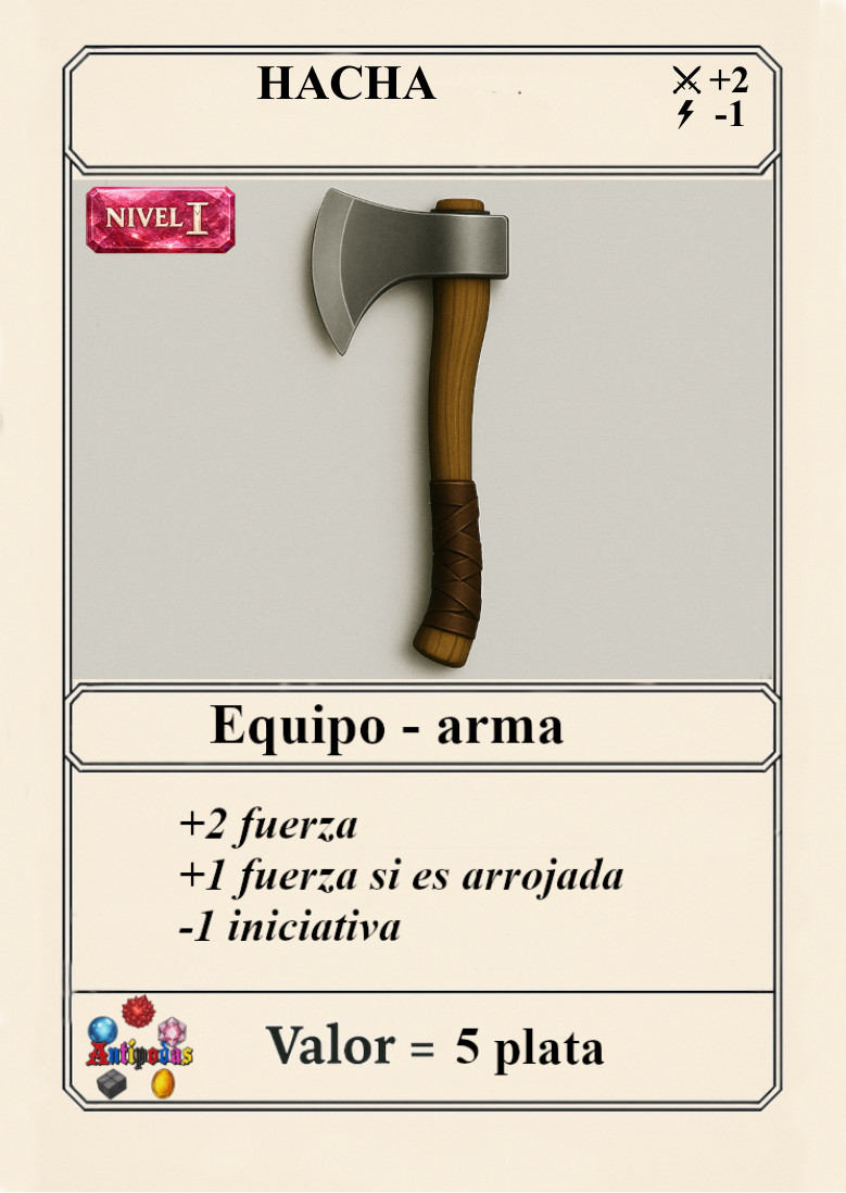 Carta oficial Hacha