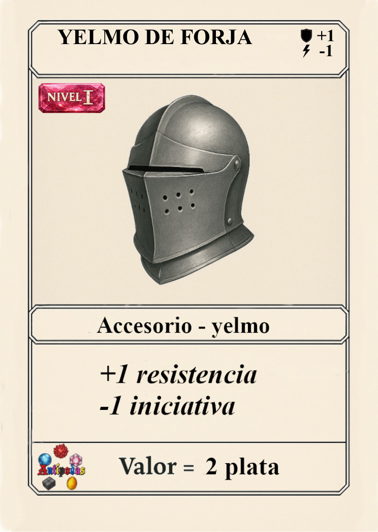 Carta oficial Yelmo de forja